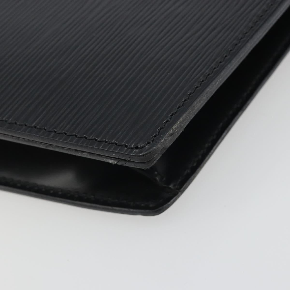 LOUIS VUITTON Epi Trapeze Clutch Bag Black M80165 LV Auth ep15536A