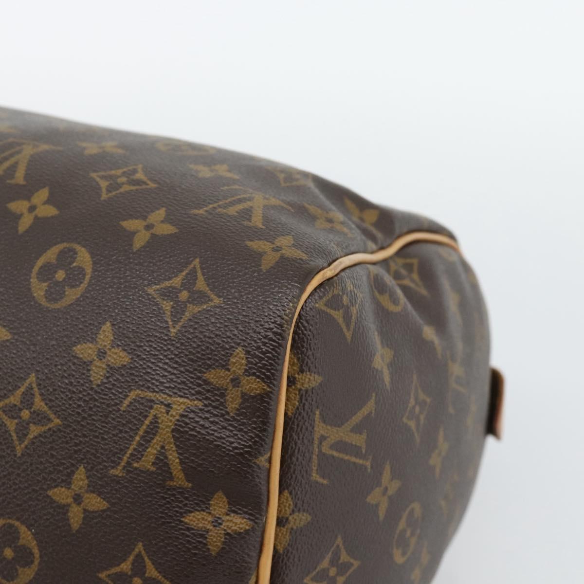 LOUIS VUITTON Monogram Speedy 30 Hand Bag M41526 LV Auth ep15540A