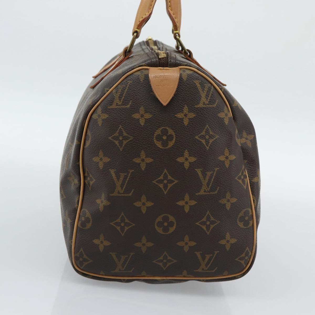 LOUIS VUITTON Monogram Speedy 30 Hand Bag M41526 LV Auth ep15540A