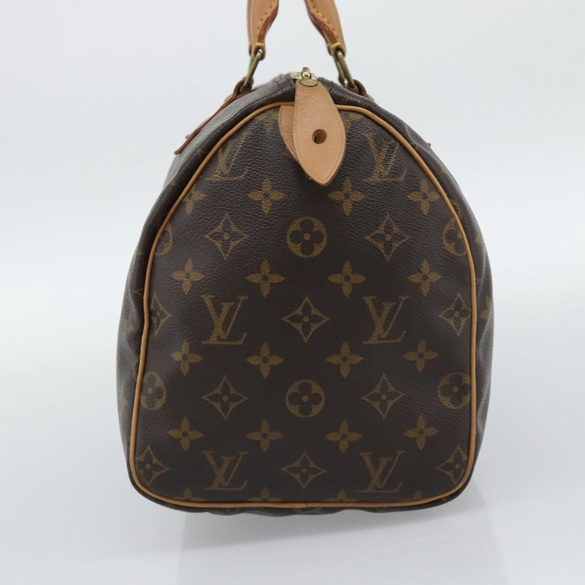 LOUIS VUITTON Monogram Speedy 30 Hand Bag M41526 LV Auth ep15540A