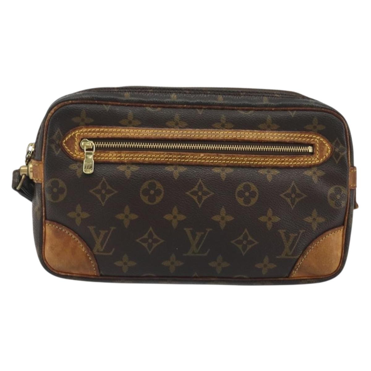LOUIS VUITTON Monogram Marly Dragonne GM Clutch Bag M51825 LV Auth ep15546