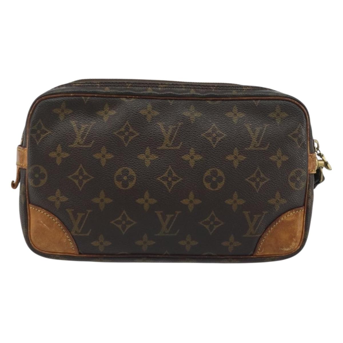 LOUIS VUITTON Monogram Marly Dragonne GM Clutch Bag M51825 LV Auth ep15546