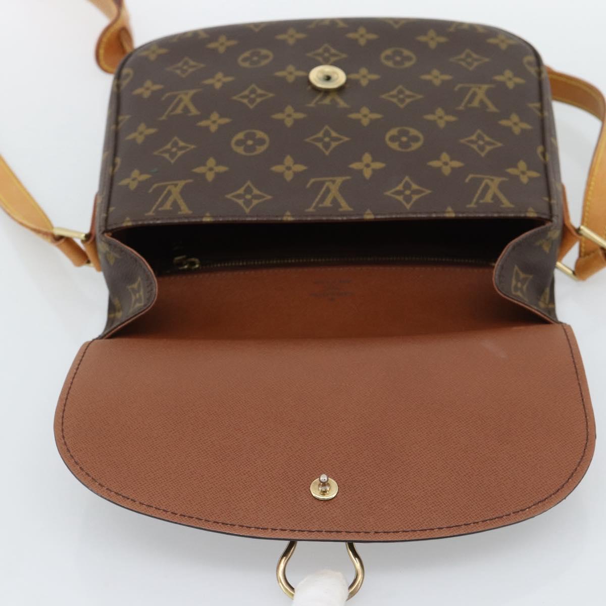 LOUIS VUITTON Monogram Saint Cloud GM Shoulder Bag M51242 LV Auth ep15550