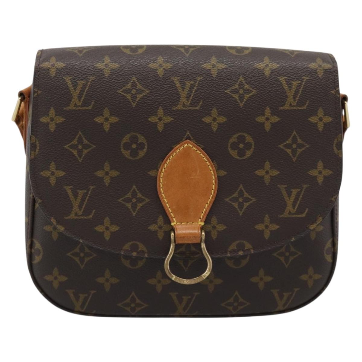 LOUIS VUITTON Monogram Saint Cloud GM Shoulder Bag M51242 LV Auth ep15550
