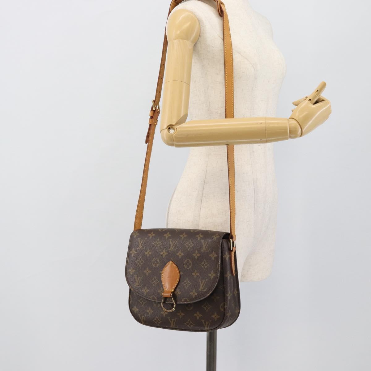 LOUIS VUITTON Monogram Saint Cloud GM Shoulder Bag M51242 LV Auth ep15550