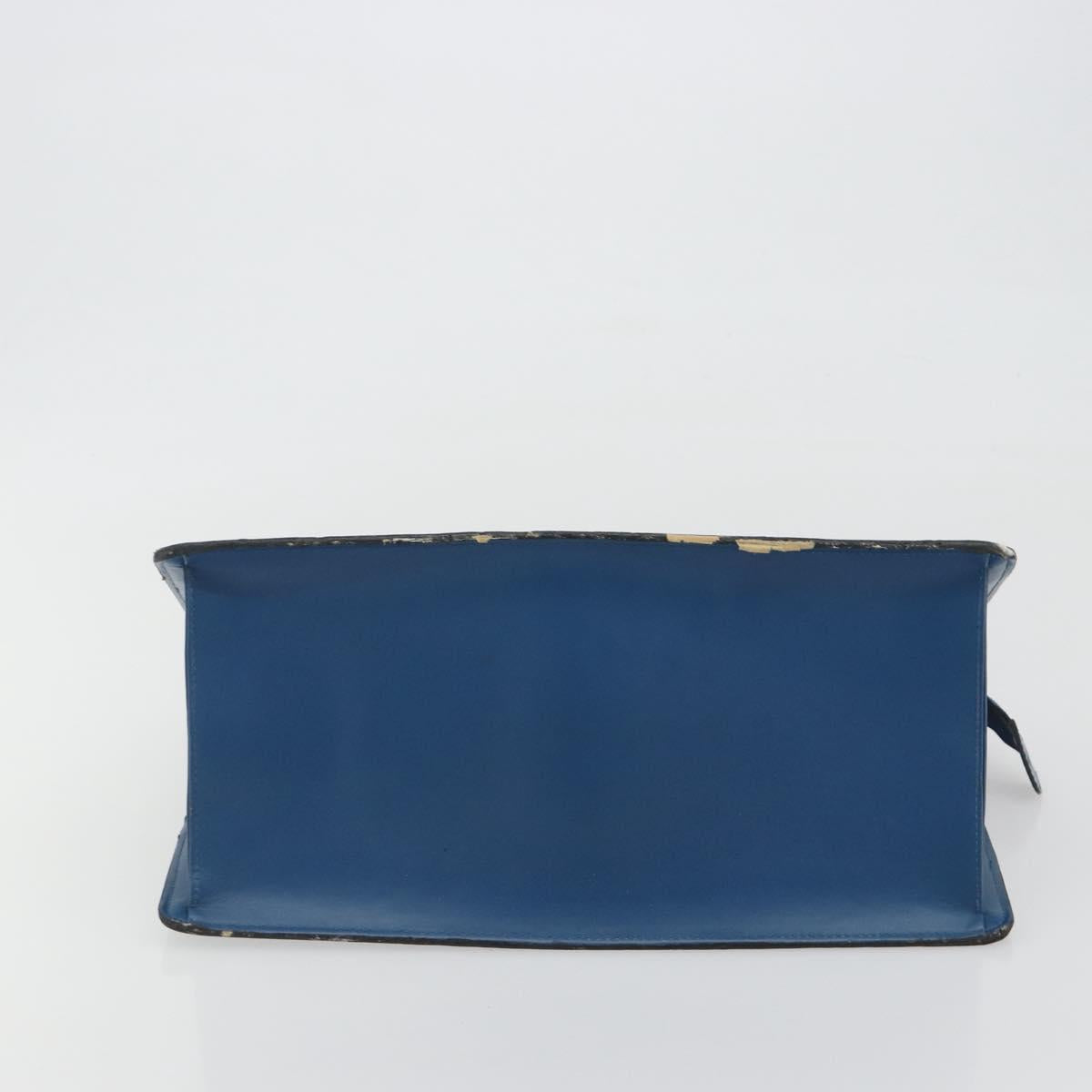 LOUIS VUITTON Epi Riviera Hand Bag Blue M48185 LV Auth ep15551