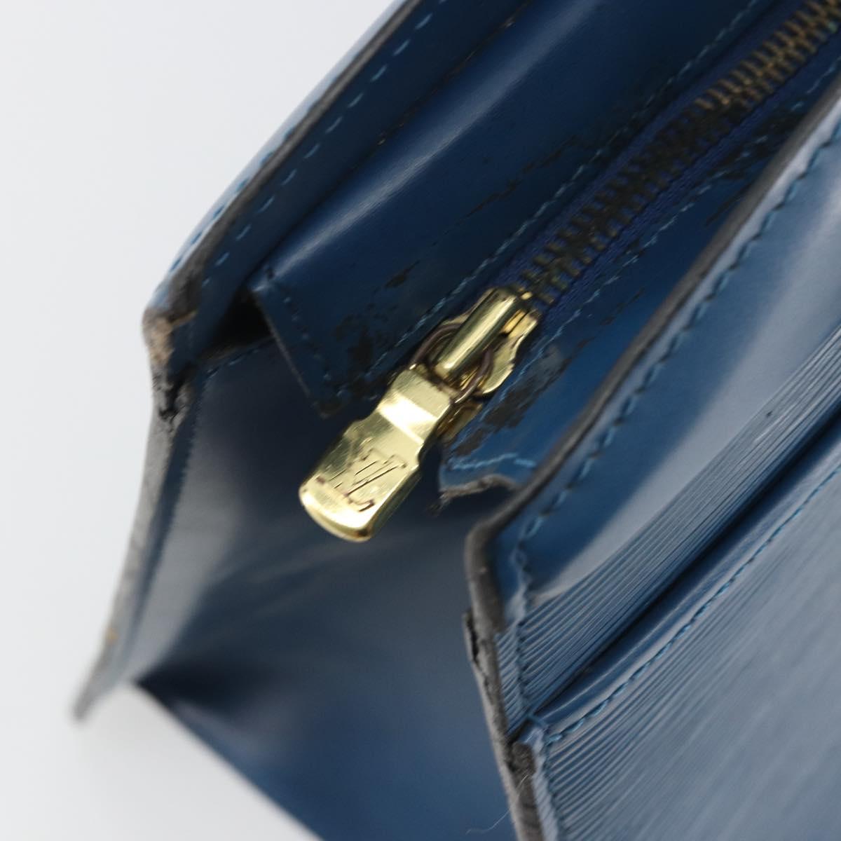 LOUIS VUITTON Epi Riviera Hand Bag Blue M48185 LV Auth ep15551
