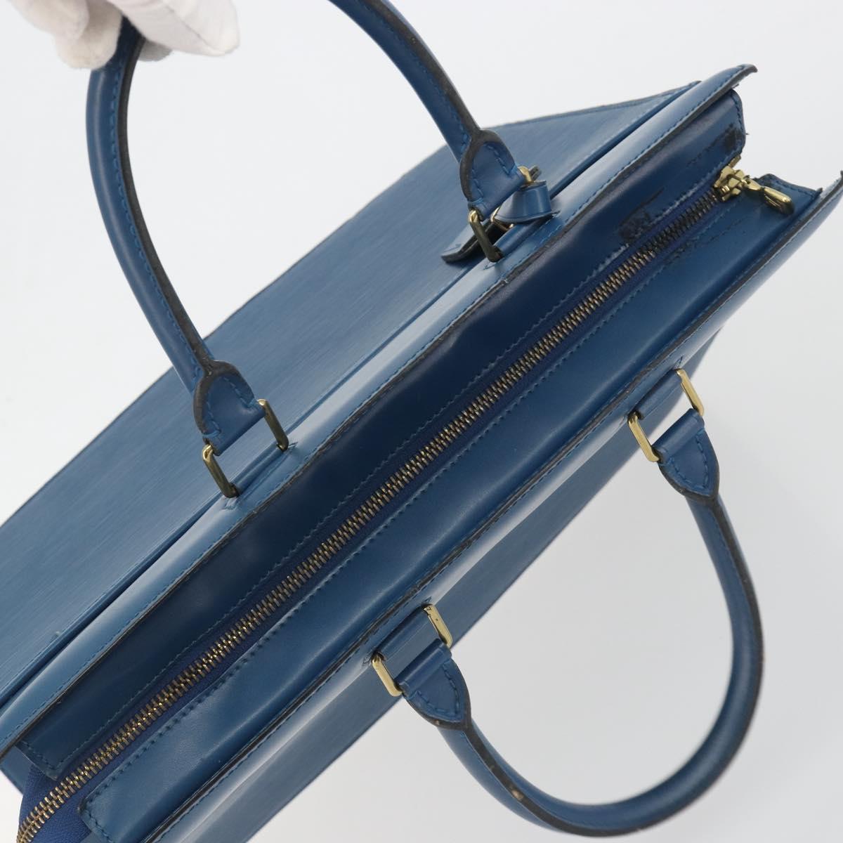 LOUIS VUITTON Epi Riviera Hand Bag Blue M48185 LV Auth ep15551
