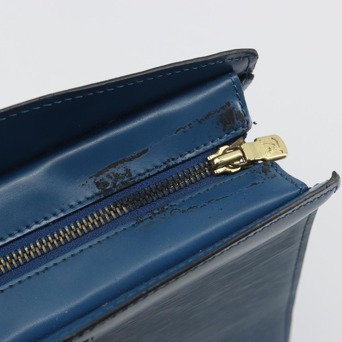 LOUIS VUITTON Epi Riviera Hand Bag Blue M48185 LV Auth ep15551
