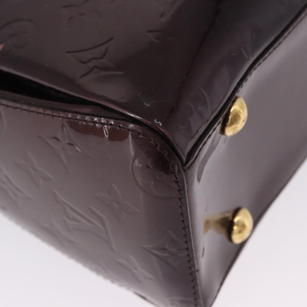 LOUIS VUITTON Monogram Vernis Melrose Avenue Bag Amarante M93757 Auth ep15552A