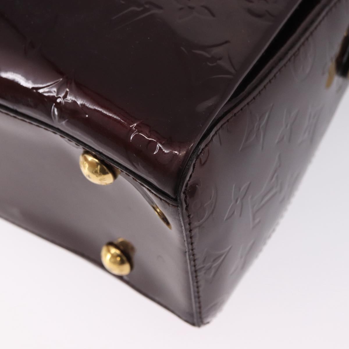 LOUIS VUITTON Monogram Vernis Melrose Avenue Bag Amarante M93757 Auth ep15552A