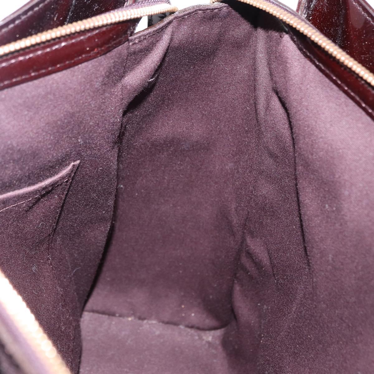 LOUIS VUITTON Monogram Vernis Melrose Avenue Bag Amarante M93757 Auth ep15552A