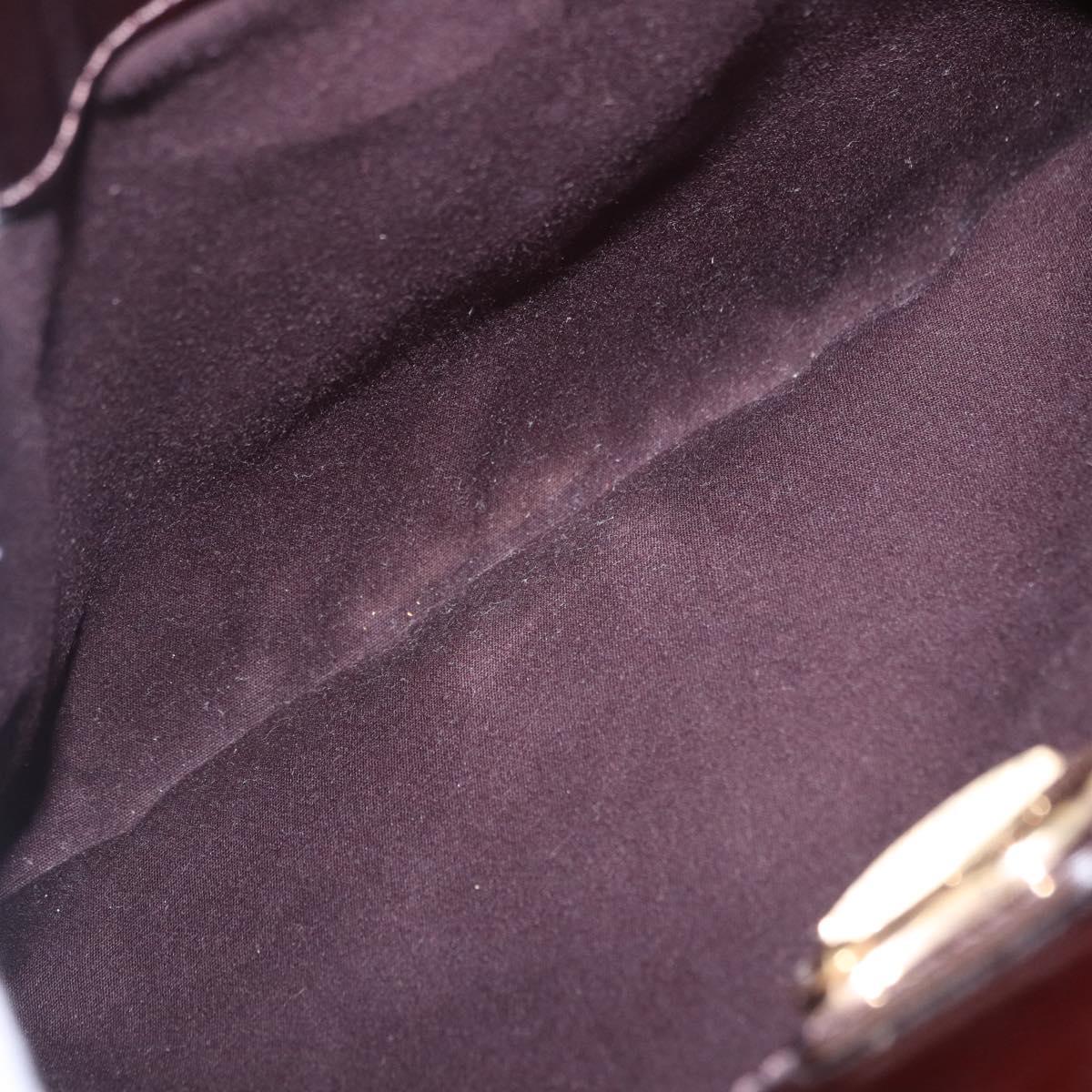 LOUIS VUITTON Monogram Vernis Melrose Avenue Bag Amarante M93757 Auth ep15552A