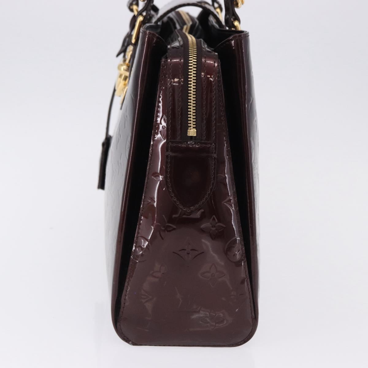 LOUIS VUITTON Monogram Vernis Melrose Avenue Bag Amarante M93757 Auth ep15552A