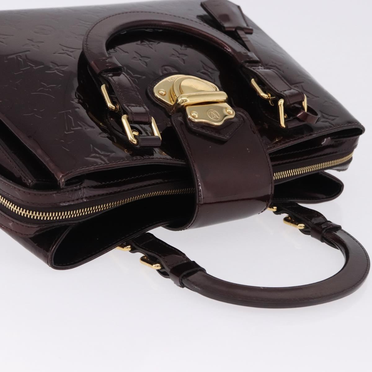 LOUIS VUITTON Monogram Vernis Melrose Avenue Bag Amarante M93757 Auth ep15552A