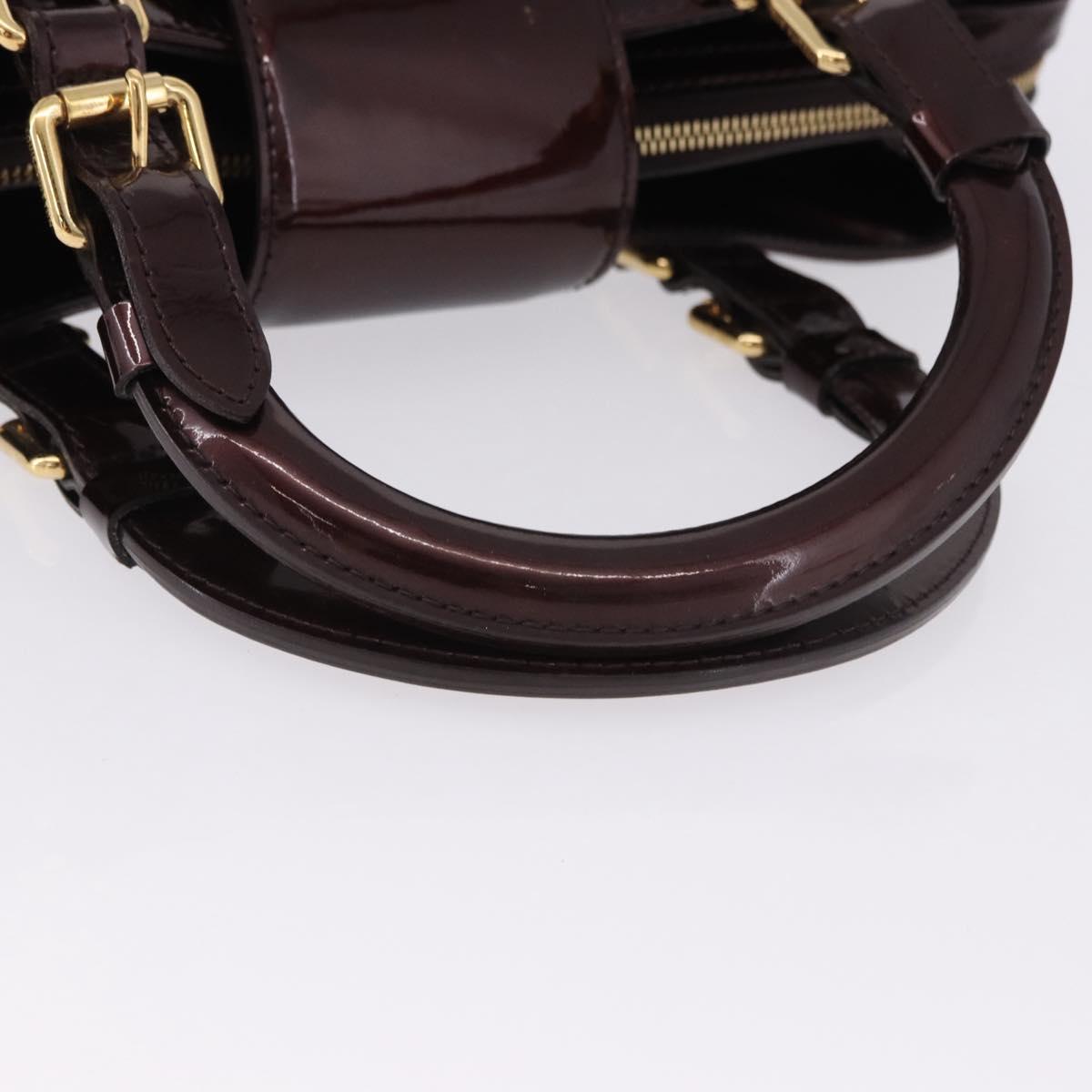 LOUIS VUITTON Monogram Vernis Melrose Avenue Bag Amarante M93757 Auth ep15552A