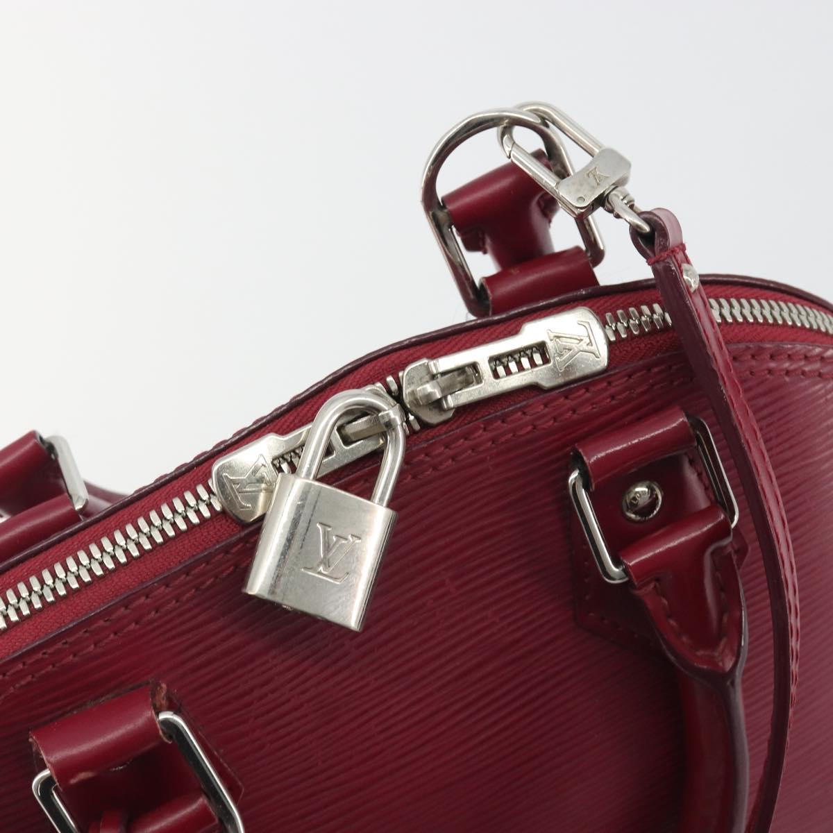 LOUIS VUITTON Epi Alma Hand Bag Fuchsia M40851 LV Auth ep15555A