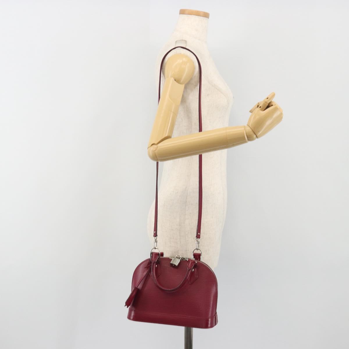 LOUIS VUITTON Epi Alma Hand Bag Fuchsia M40851 LV Auth ep15555A