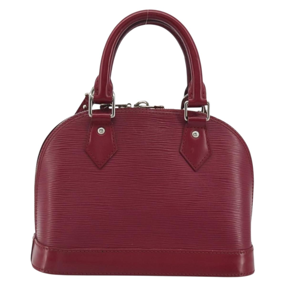 LOUIS VUITTON Epi Alma Hand Bag Fuchsia M40851 LV Auth ep15555A