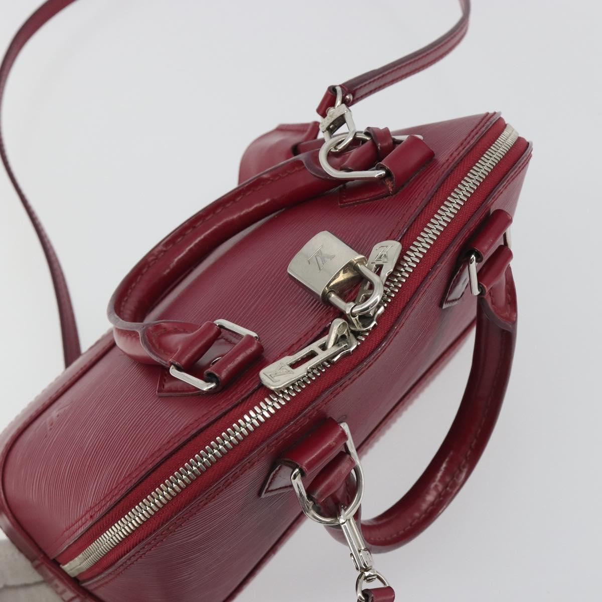 LOUIS VUITTON Epi Alma Hand Bag Fuchsia M40851 LV Auth ep15555A