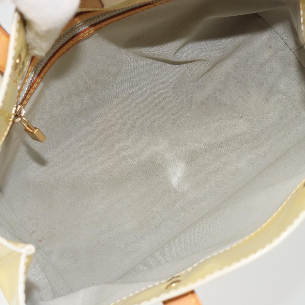 LOUIS VUITTON Monogram Vernis Reade PM Hand Bag Gris M91145 LV Auth ep15566