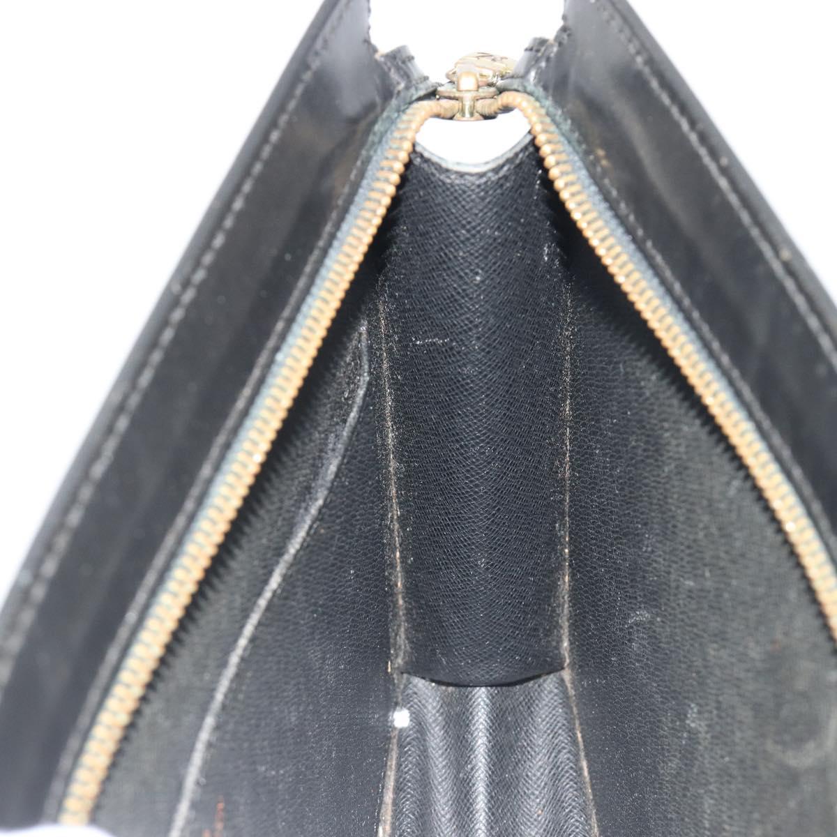 LOUIS VUITTON Epi Pochette Homme Clutch Bag Black M52522 LV Auth ep15569