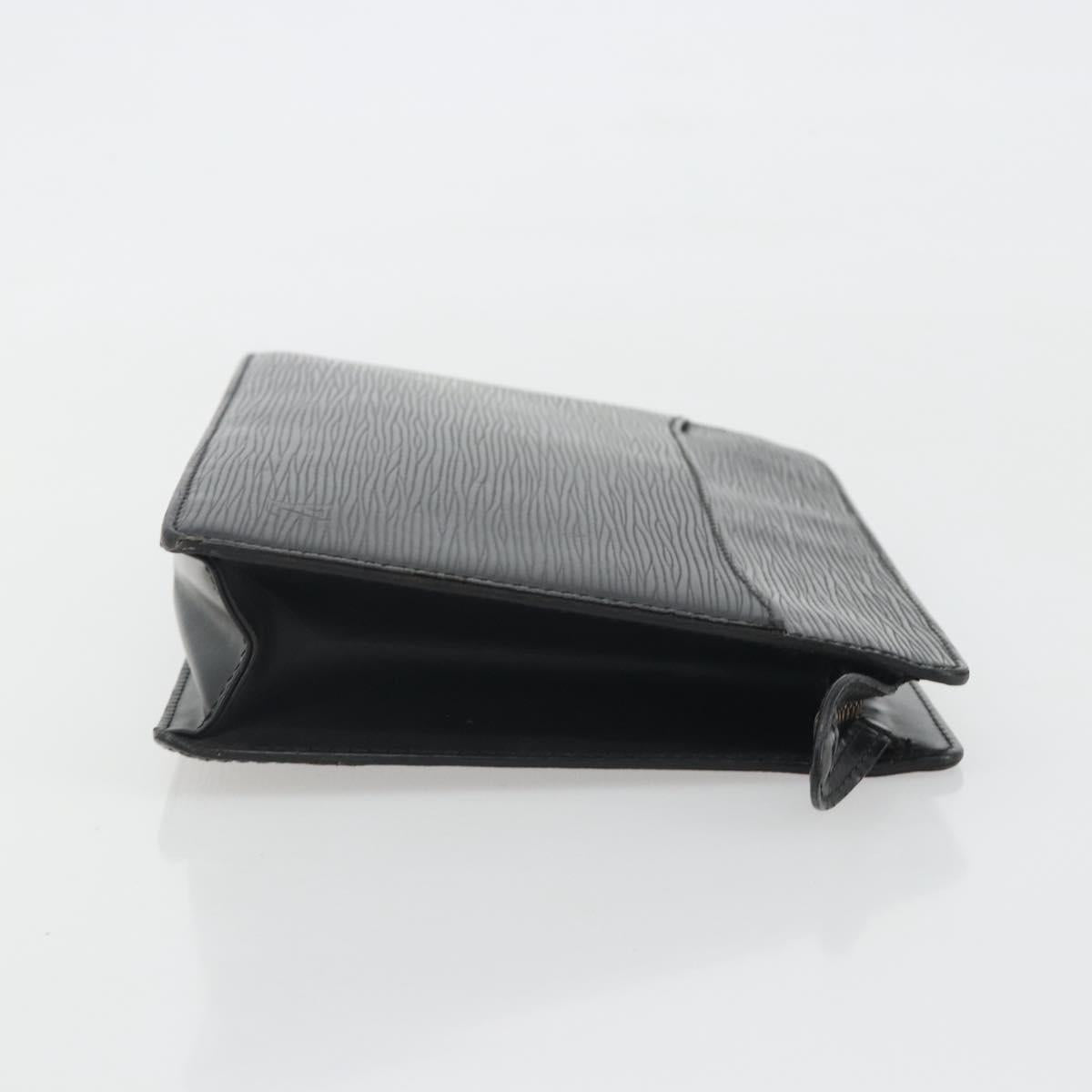 LOUIS VUITTON Epi Pochette Homme Clutch Bag Black M52522 LV Auth ep15569