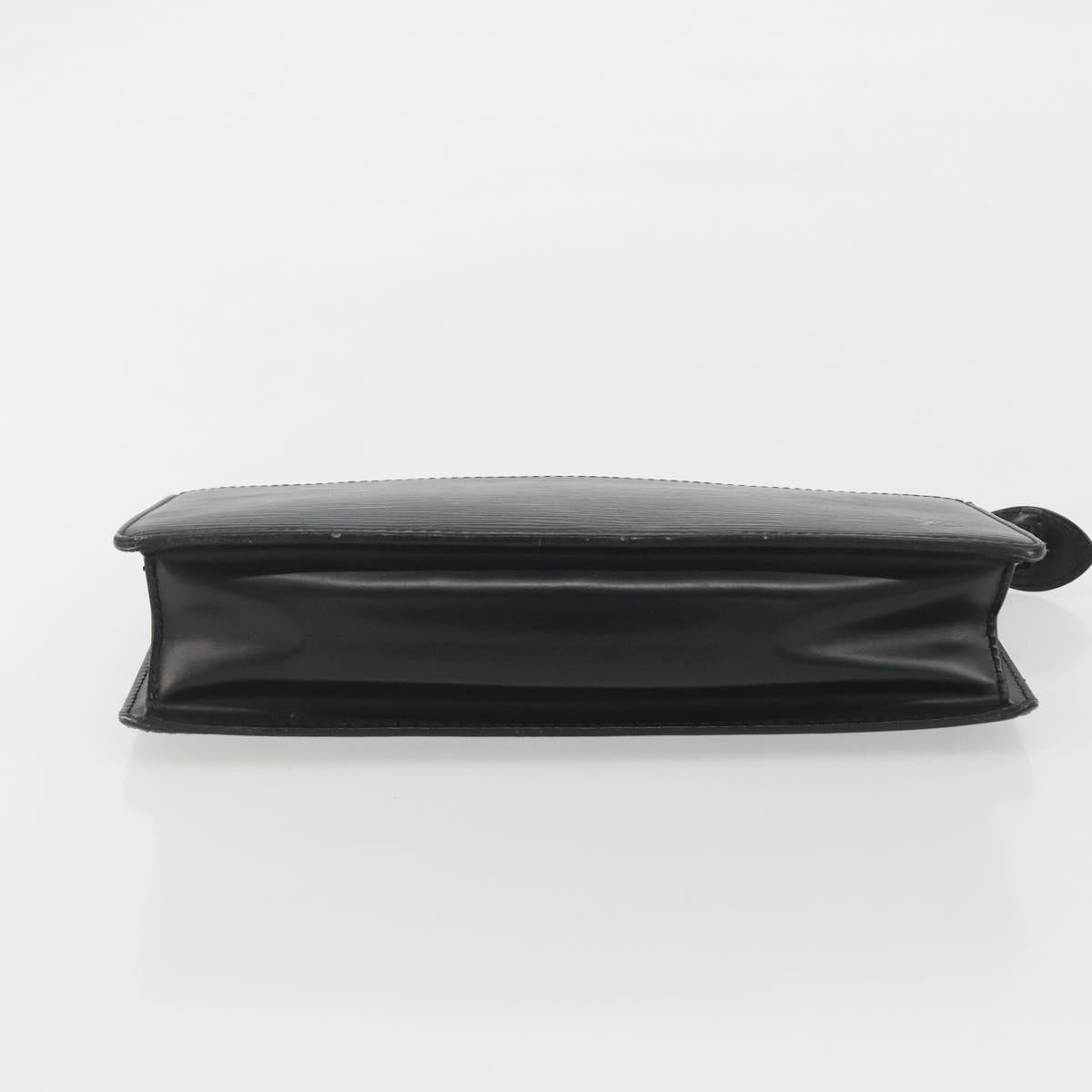 LOUIS VUITTON Epi Pochette Homme Clutch Bag Black M52522 LV Auth ep15569