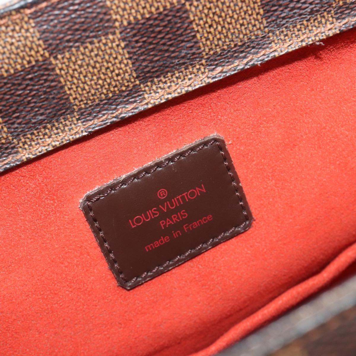LOUIS VUITTON Damier Ebene Parioli PM Tote Bag N51123 LV Auth ep15571