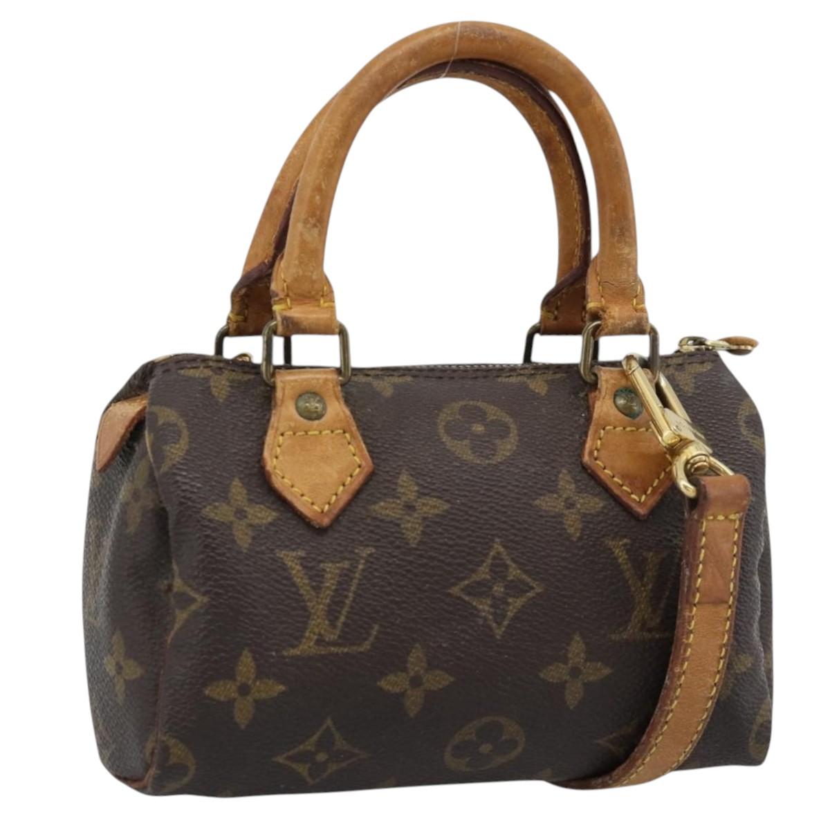 LOUIS VUITTON Monogram Mini Speedy Hand Bag M41534 LV Auth ep15574