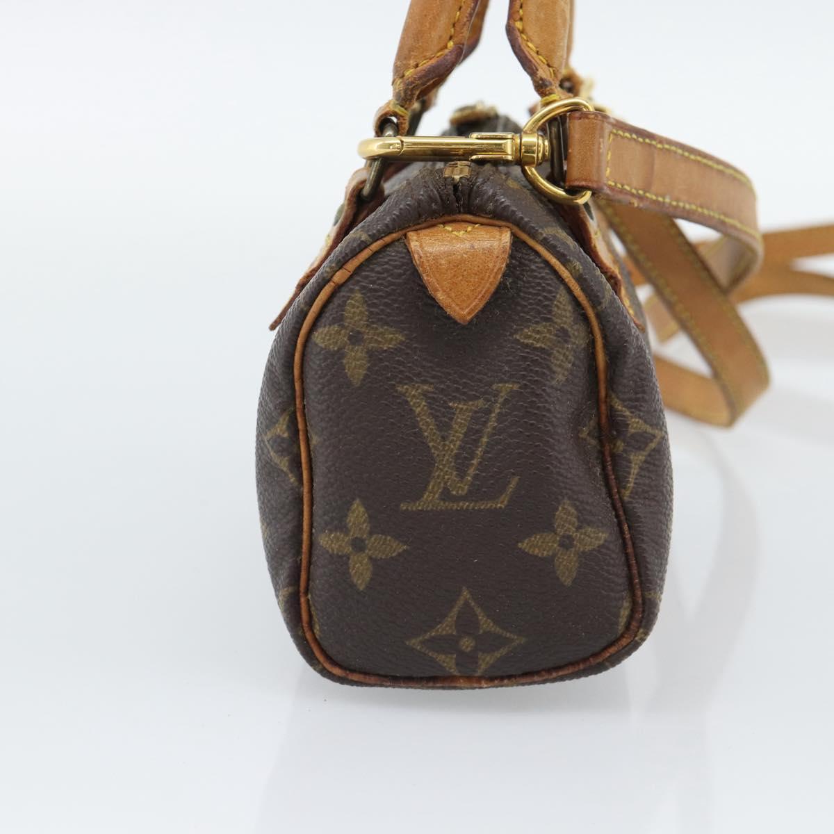 LOUIS VUITTON Monogram Mini Speedy Hand Bag M41534 LV Auth ep15574