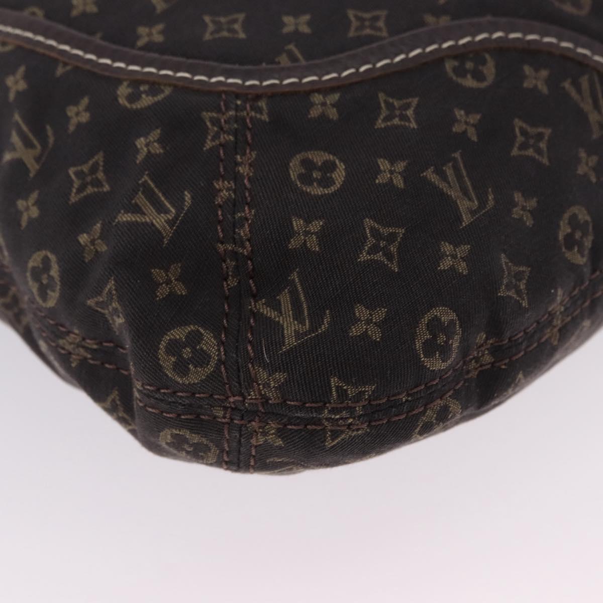 LOUIS VUITTON Monogram Mini Lin Buzasu Anjoul 2way Brown M95617 Auth ep15576A