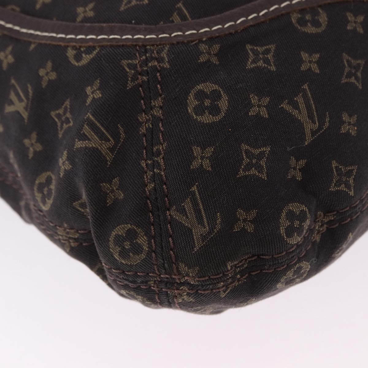 LOUIS VUITTON Monogram Mini Lin Buzasu Anjoul 2way Brown M95617 Auth ep15576A