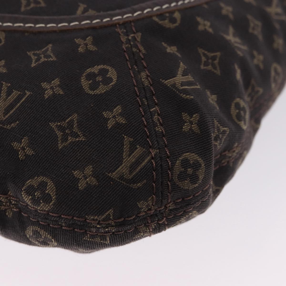 LOUIS VUITTON Monogram Mini Lin Buzasu Anjoul 2way Brown M95617 Auth ep15576A