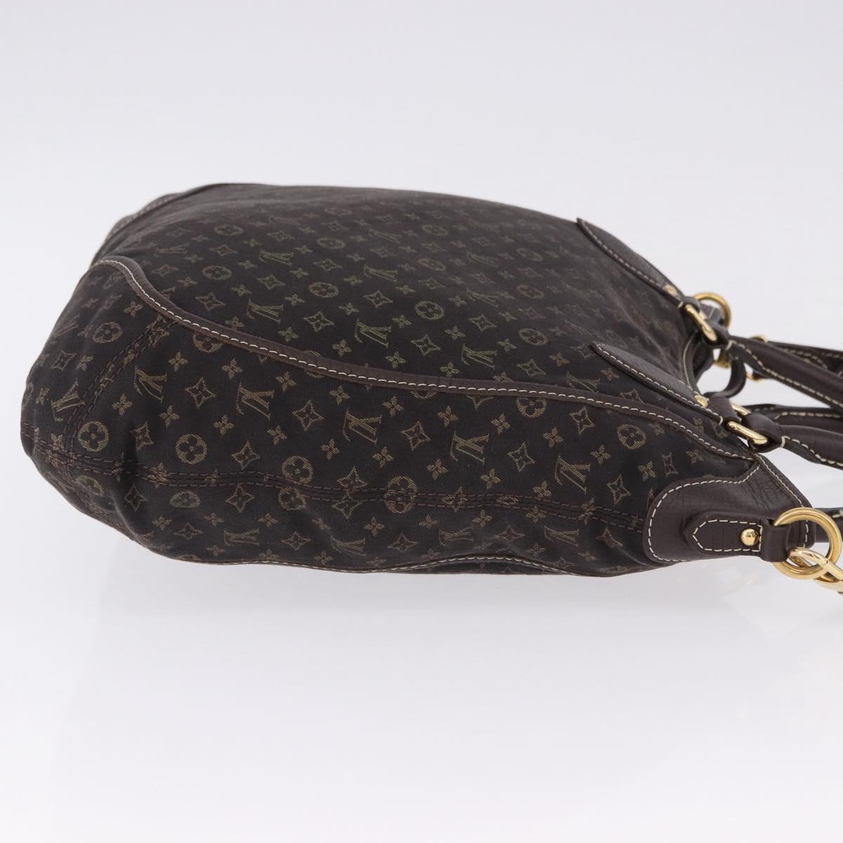 LOUIS VUITTON Monogram Mini Lin Buzasu Anjoul 2way Brown M95617 Auth ep15576A