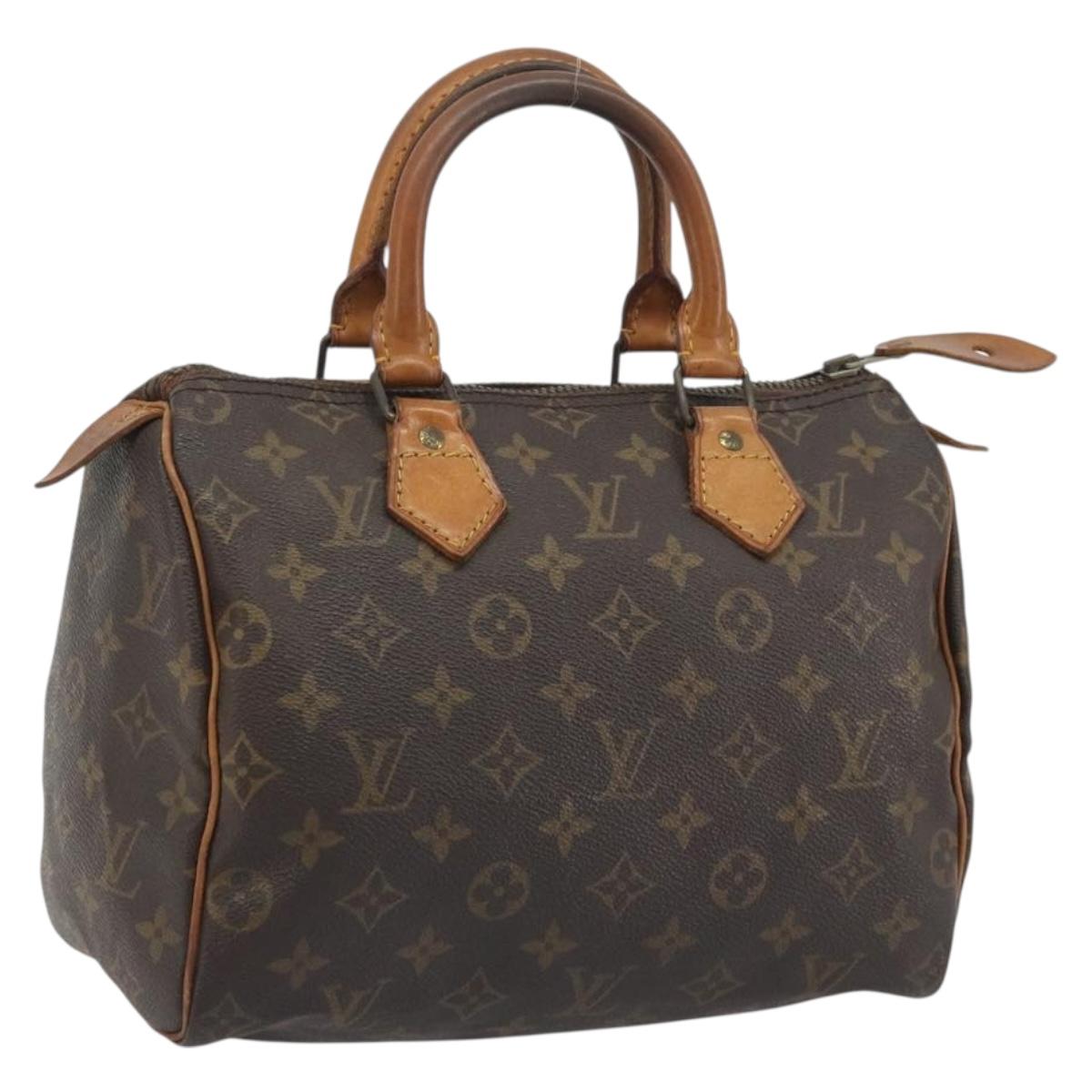 LOUIS VUITTON Monogram Speedy 25 Hand Bag M41528 LV Auth ep15579A
