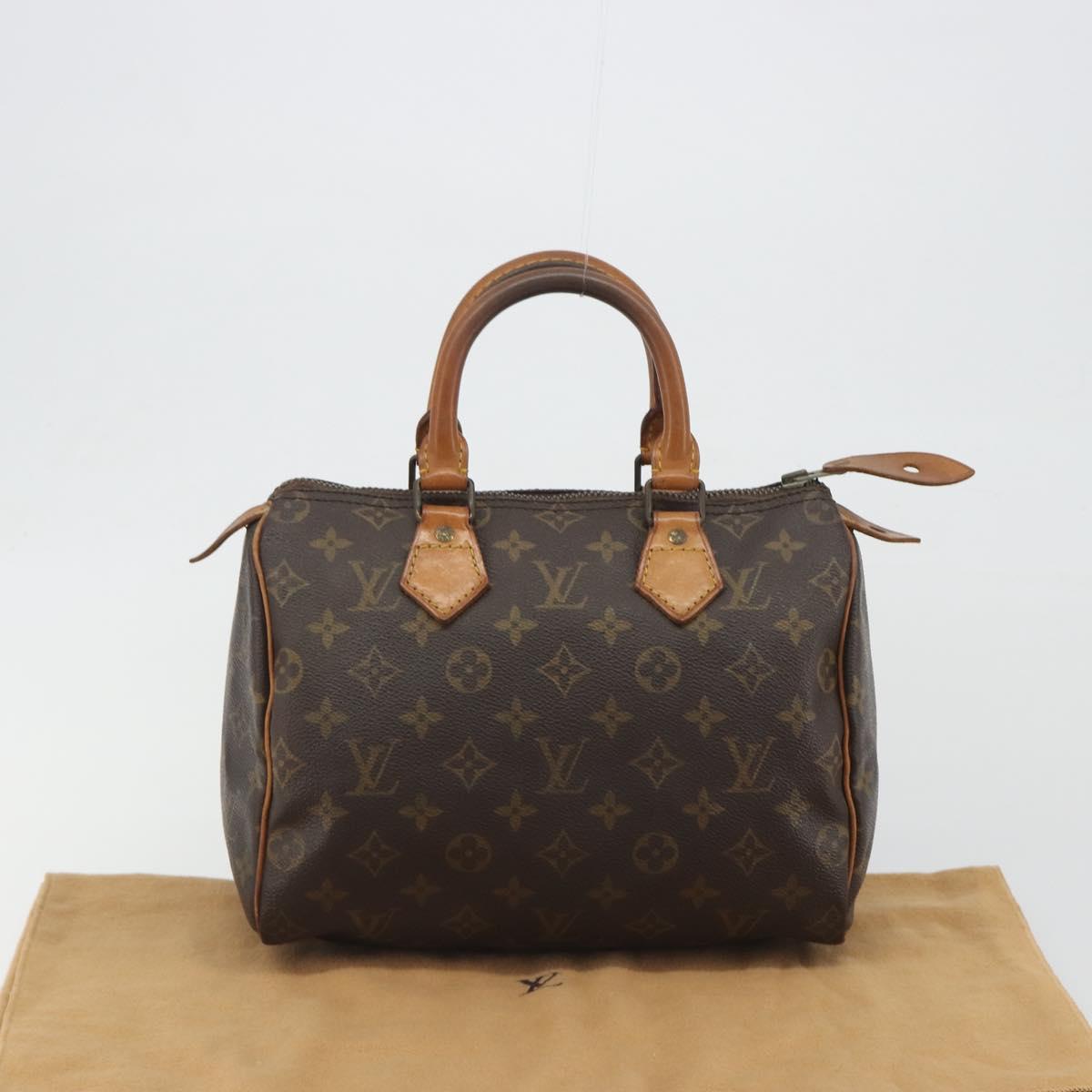 LOUIS VUITTON Monogram Speedy 25 Hand Bag M41528 LV Auth ep15579A