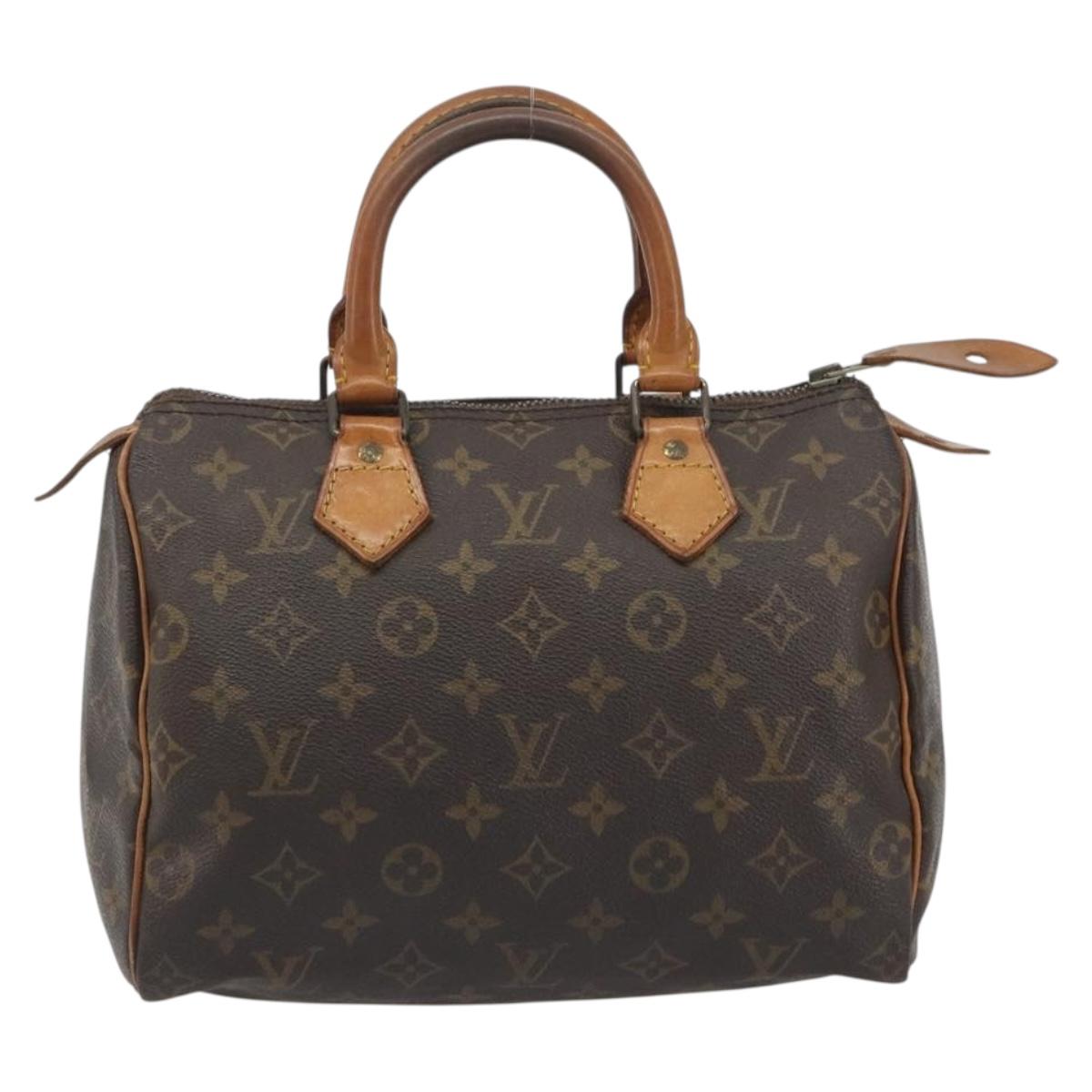 LOUIS VUITTON Monogram Speedy 25 Hand Bag M41528 LV Auth ep15579A