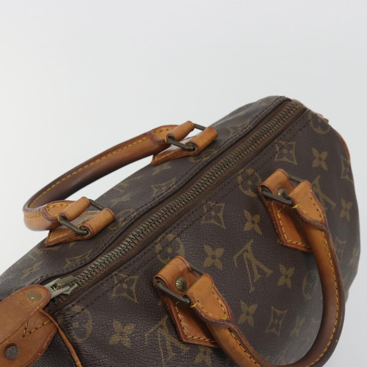 LOUIS VUITTON Monogram Speedy 25 Hand Bag M41528 LV Auth ep15579A