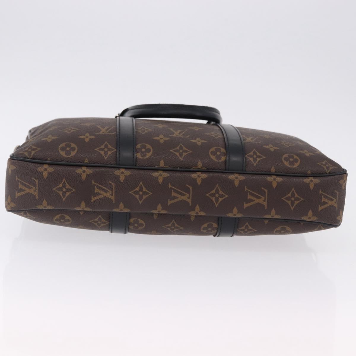 LOUIS VUITTON Monogram Porte Documents Voyage Hand Bag M40225 LV Auth ep15590