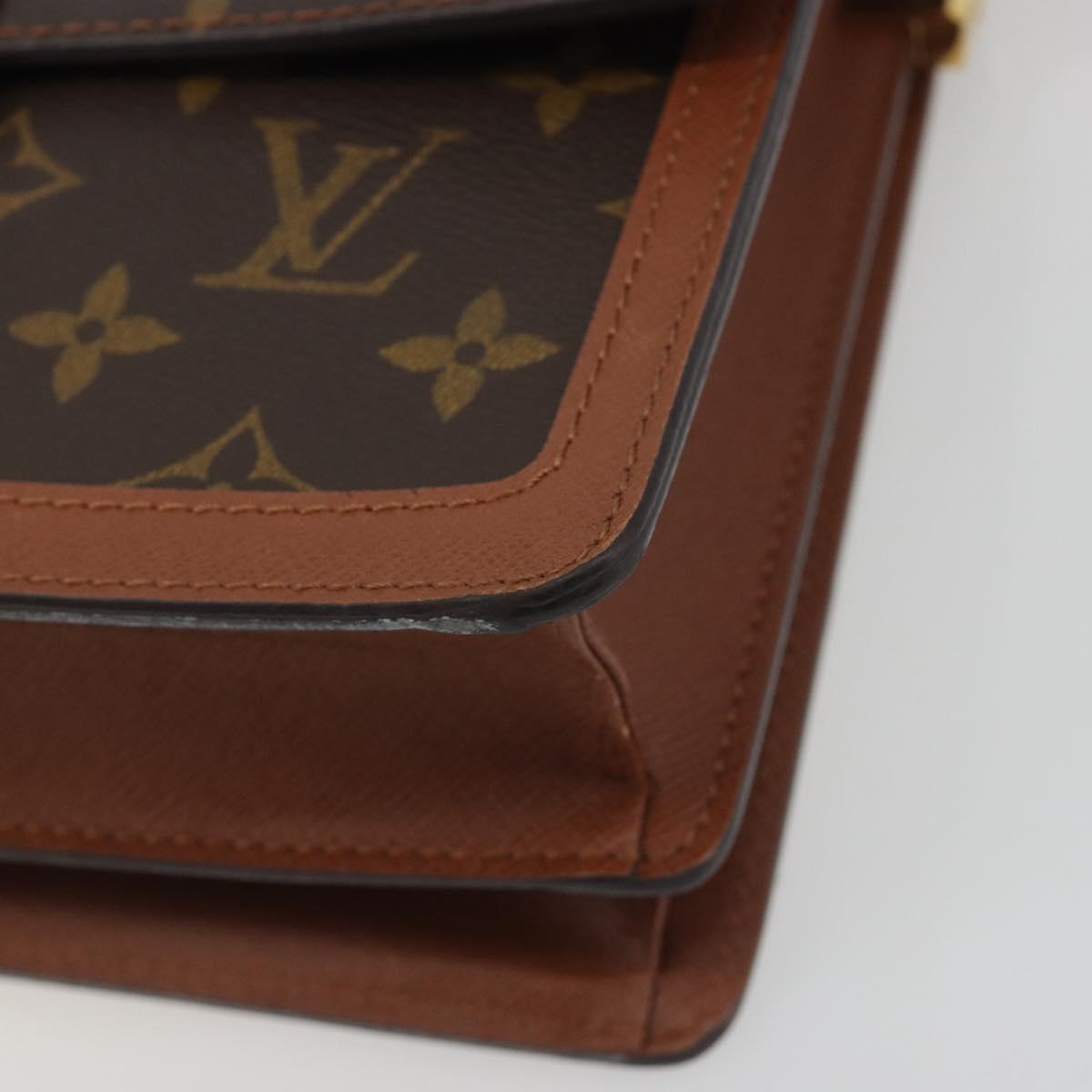 LOUIS VUITTON Monogram Raspail Shoulder Bag M51372 LV Auth ep15591A