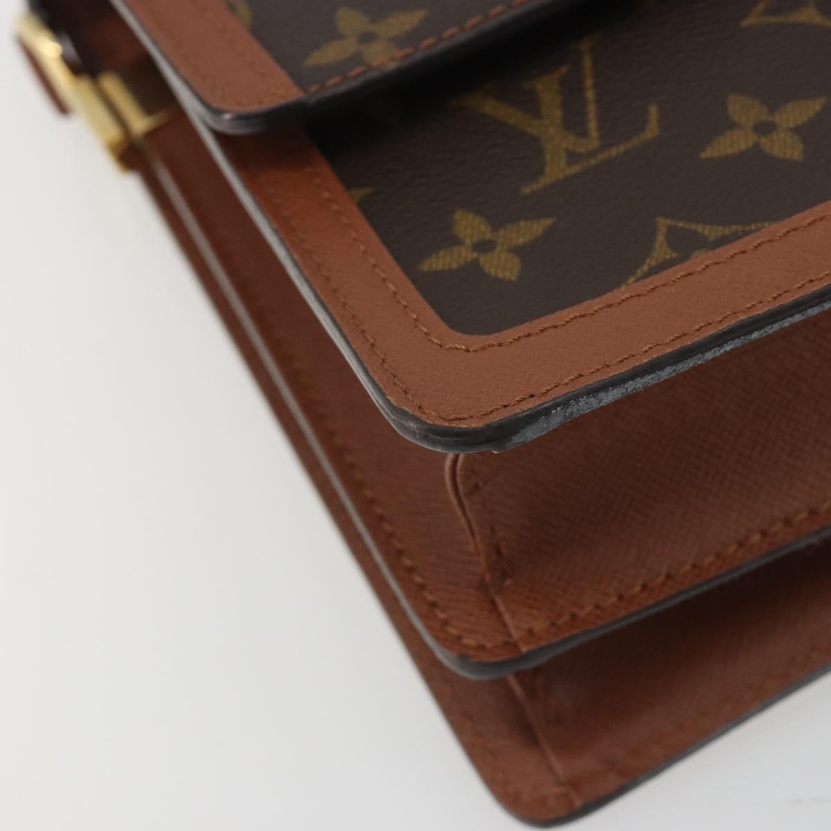 LOUIS VUITTON Monogram Raspail Shoulder Bag M51372 LV Auth ep15591A