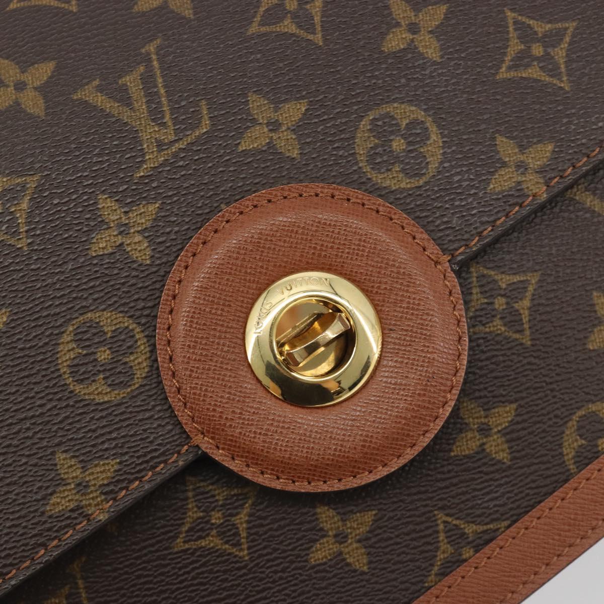 LOUIS VUITTON Monogram Raspail Shoulder Bag M51372 LV Auth ep15591A
