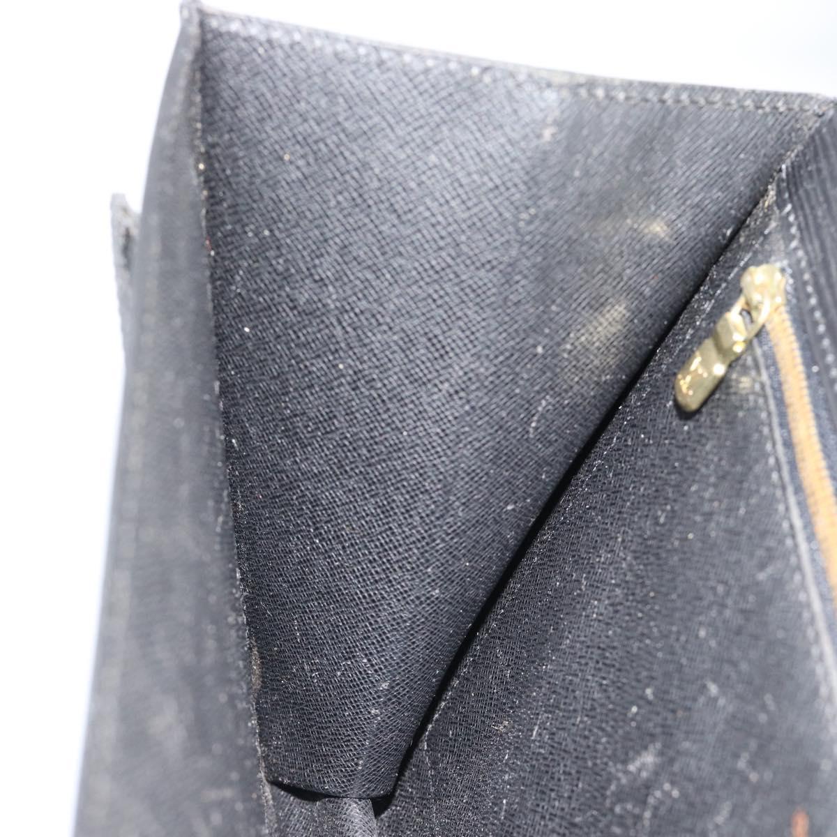 LOUIS VUITTON Epi Monceau 28 Hand Bag Black M52122 LV Auth ep15595