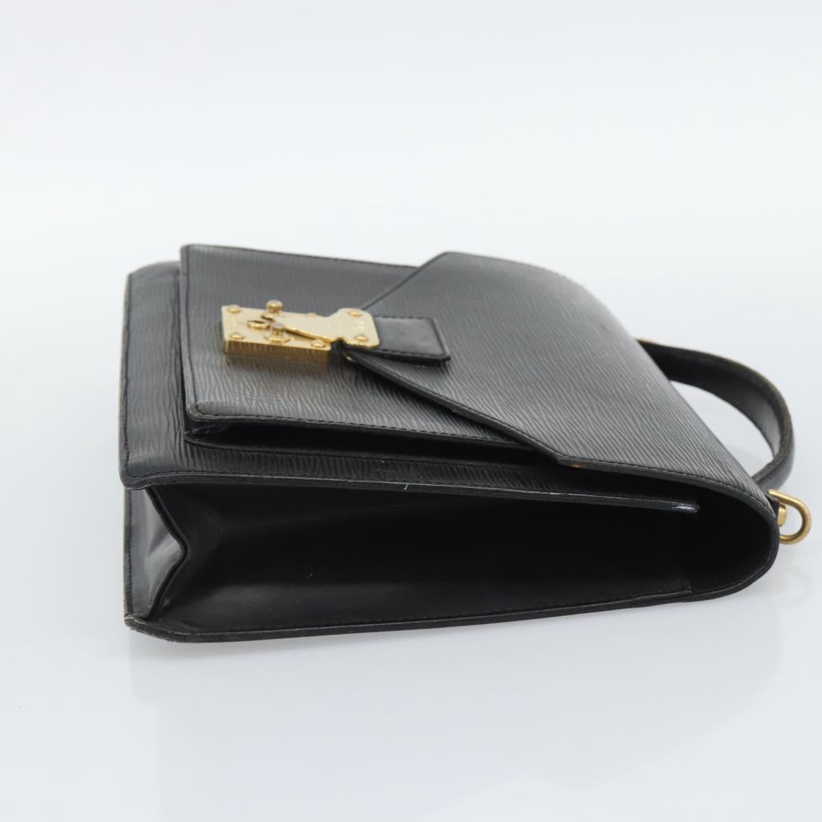 LOUIS VUITTON Epi Monceau 28 Hand Bag Black M52122 LV Auth ep15595