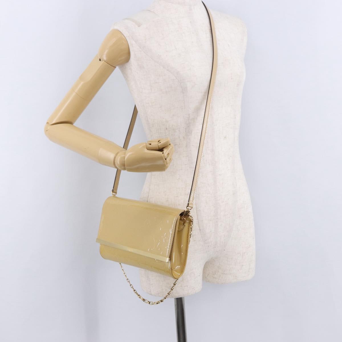 LOUIS VUITTON Monogram Vernis Clutch Ana Clutch Bag Dunne M90194 LV Auth ep15600