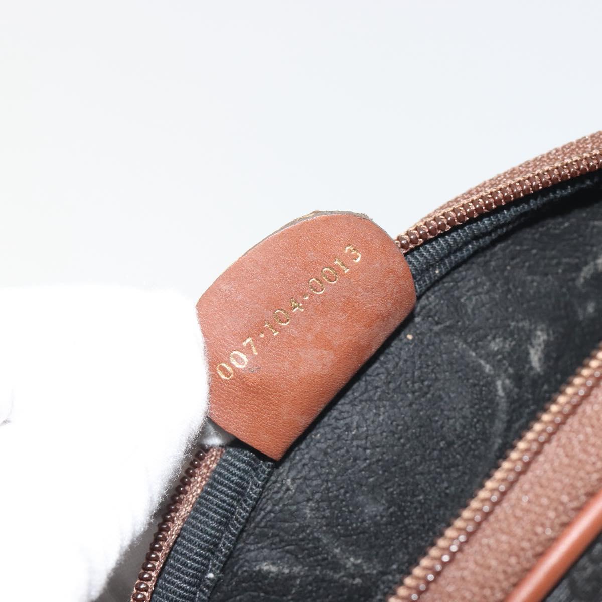 GUCCI Micro GG Supreme Shoulder Bag Black Gold 007 104 0013 Auth ep15607