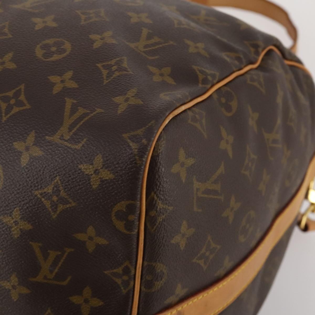 LOUIS VUITTON Monogram Keepall Bandouliere 55 Boston Bag M41414 LV Auth ep15610A