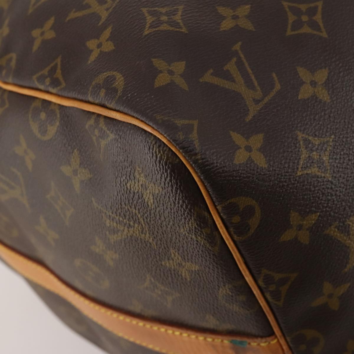 LOUIS VUITTON Monogram Keepall Bandouliere 55 Boston Bag M41414 LV Auth ep15610A
