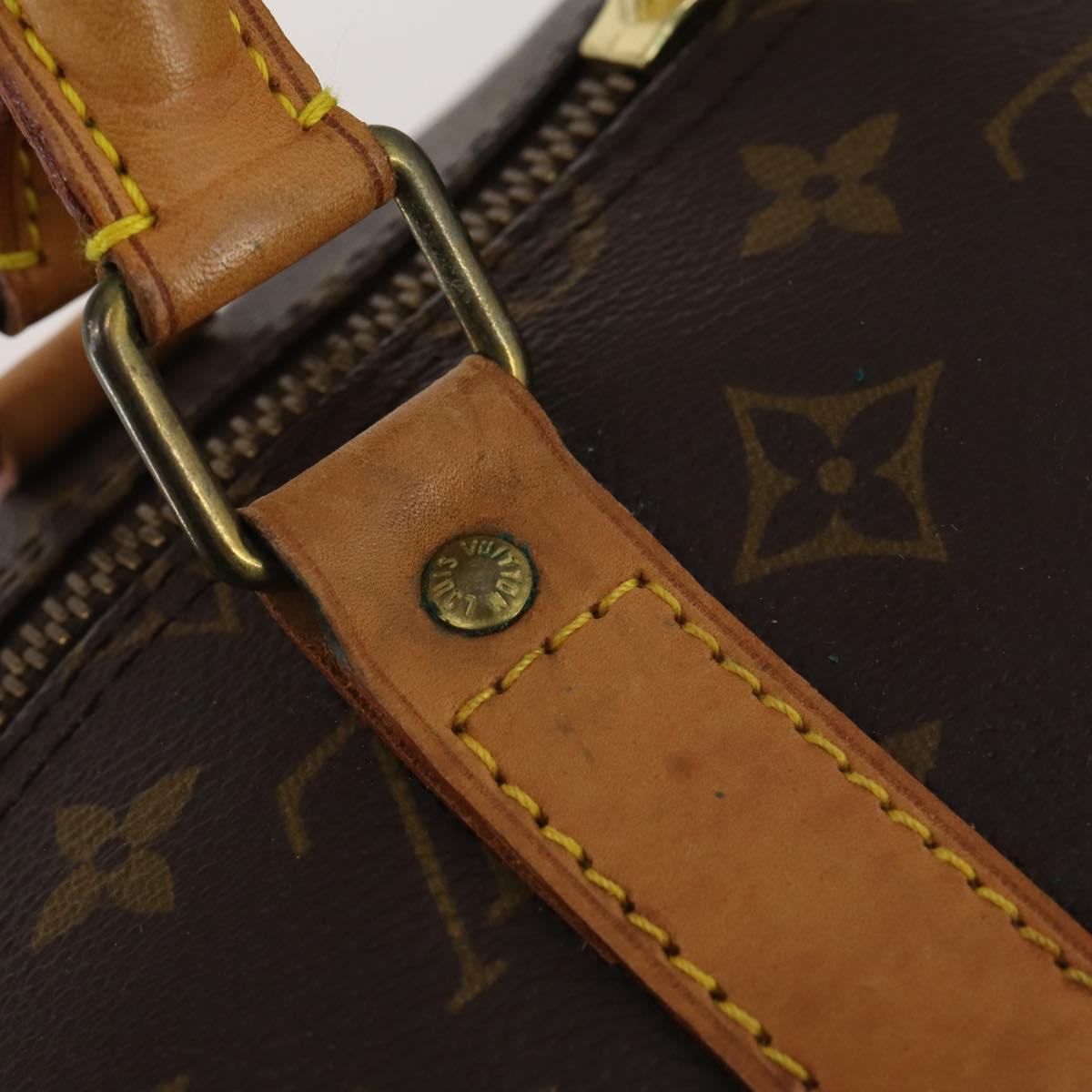 LOUIS VUITTON Monogram Keepall Bandouliere 55 Boston Bag M41414 LV Auth ep15610A